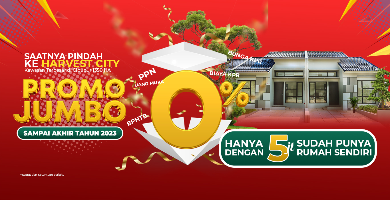 promo perumahan dan ruko harvestcity 2024 -3