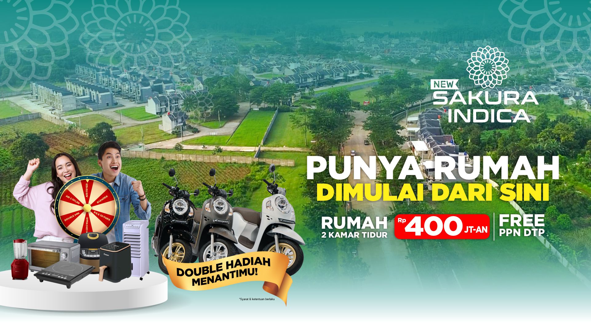 promo perumahan dan ruko harvestcity 2024 2